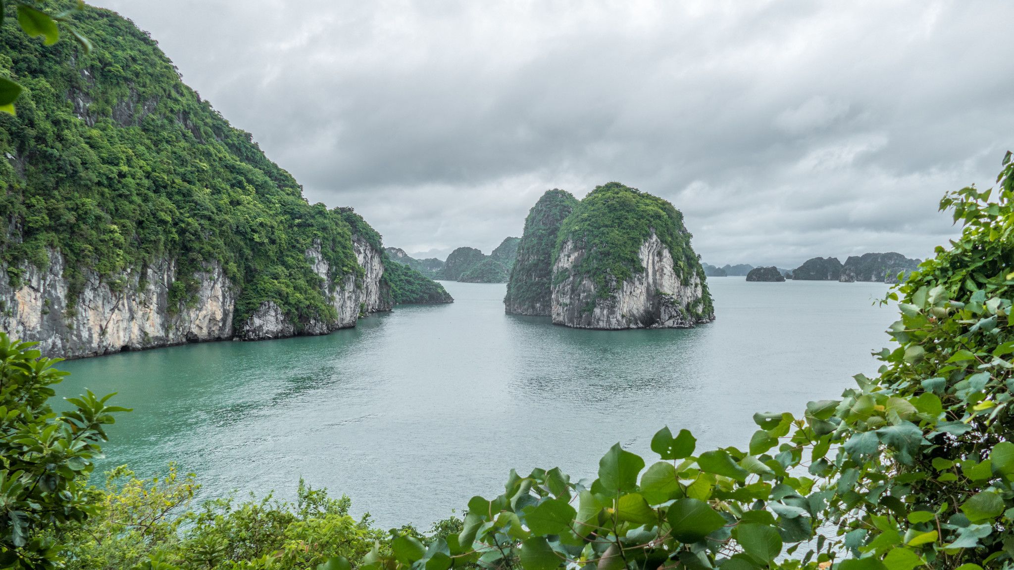 Bai Tu Long Bay from above