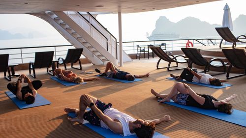 Scarlet Pearl Halong Cruises Yoga