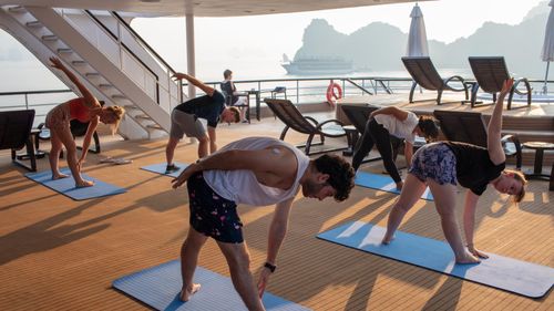 Scarlet Pearl Halong Cruises Yoga